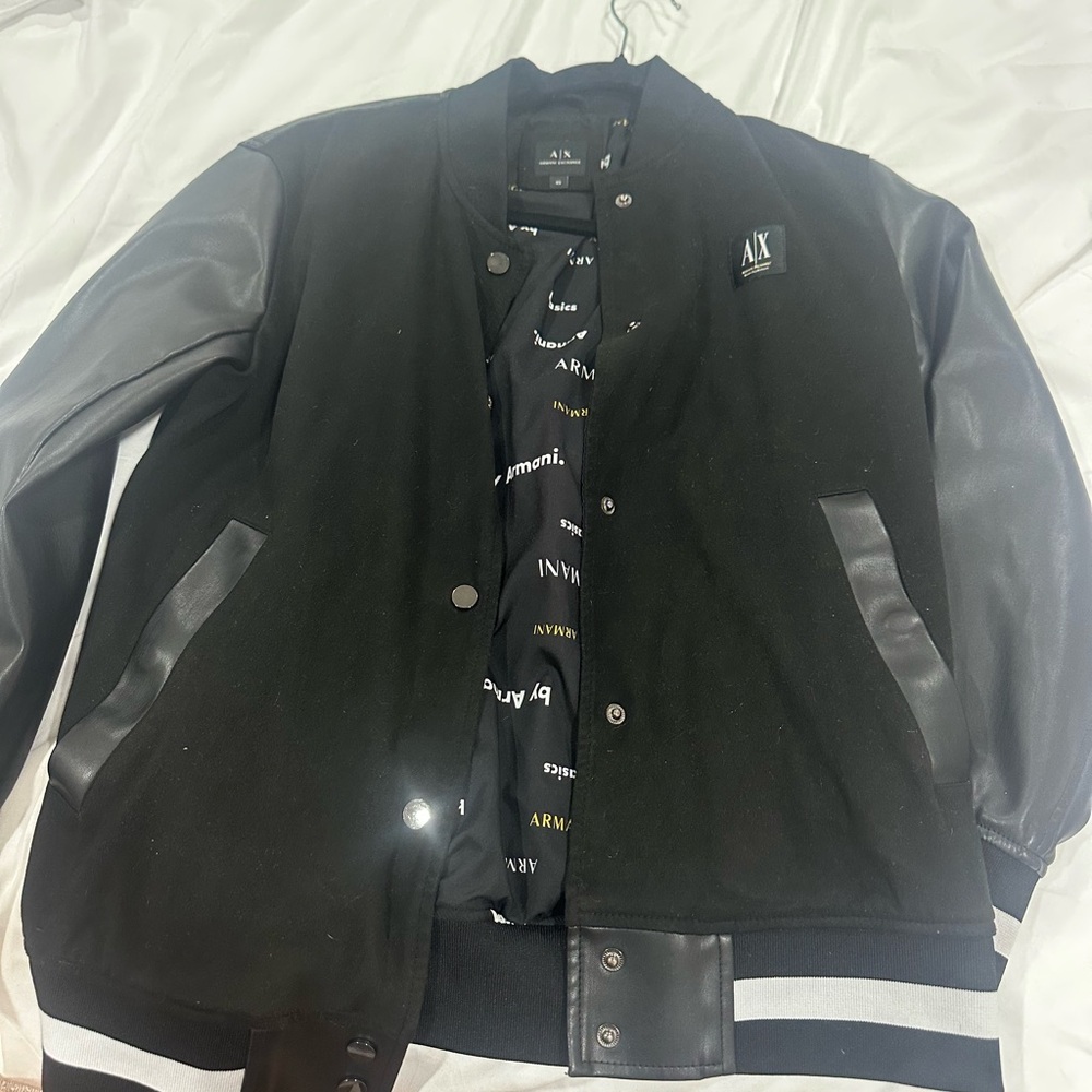 Armani Exchange black womens jacket